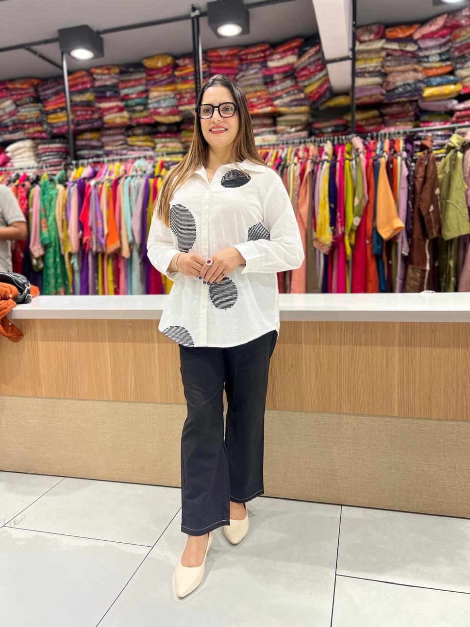 Pure Linen Cotton Pearl White 2pc Set