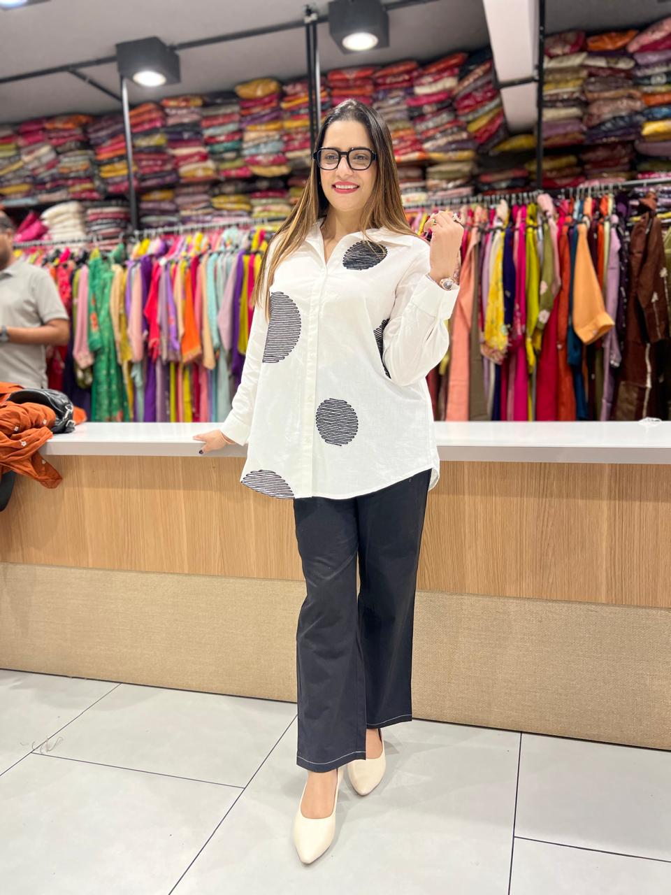 Pure Linen Cotton Pearl White 2pc Set