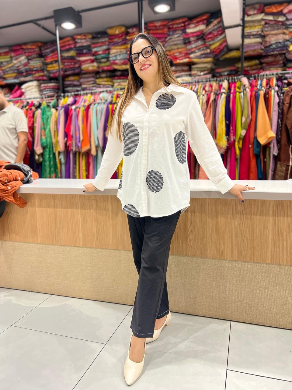 Pure Linen Cotton Pearl White 2pc Set