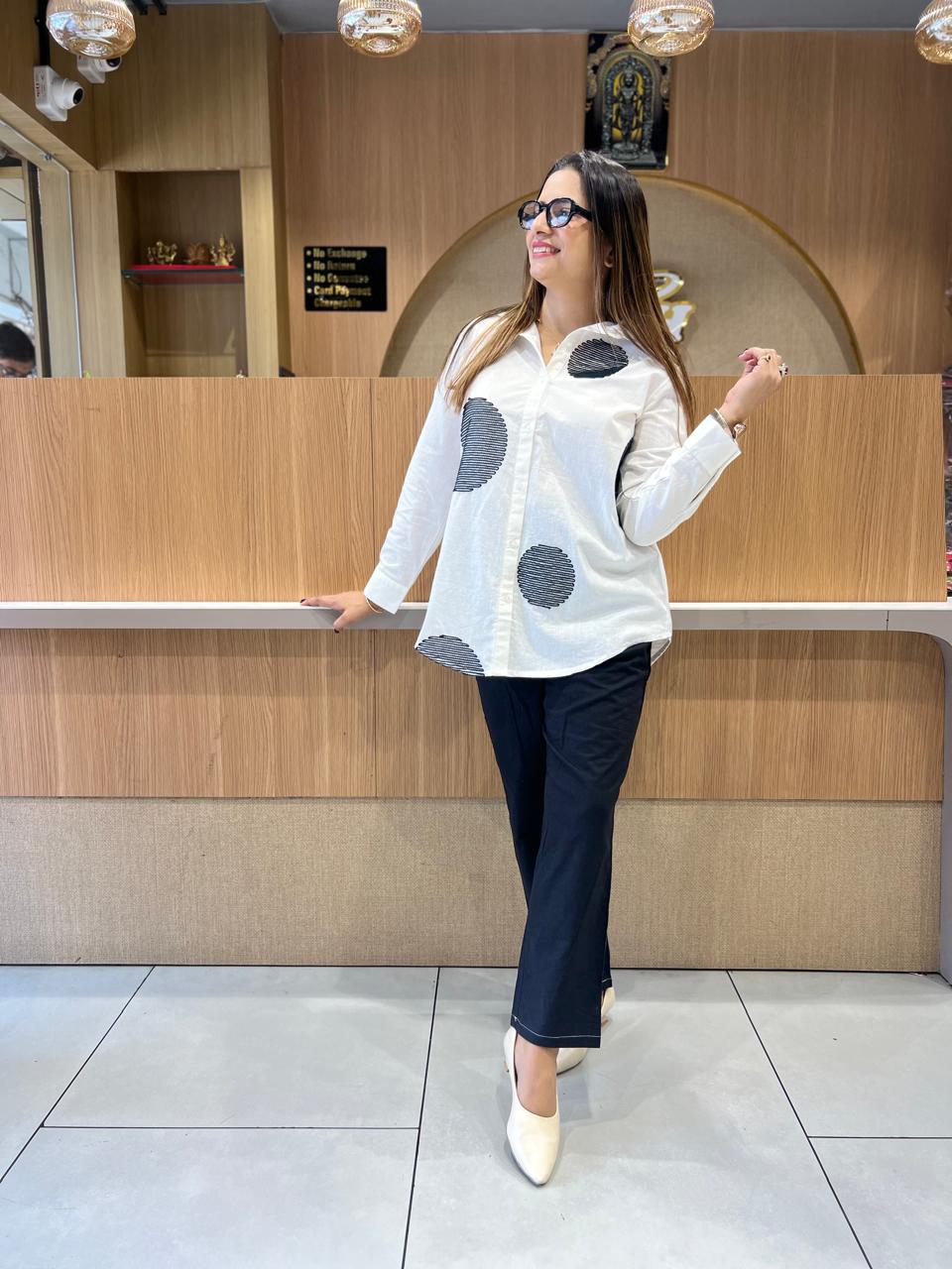 Pure Linen Cotton Pearl White 2pc Set