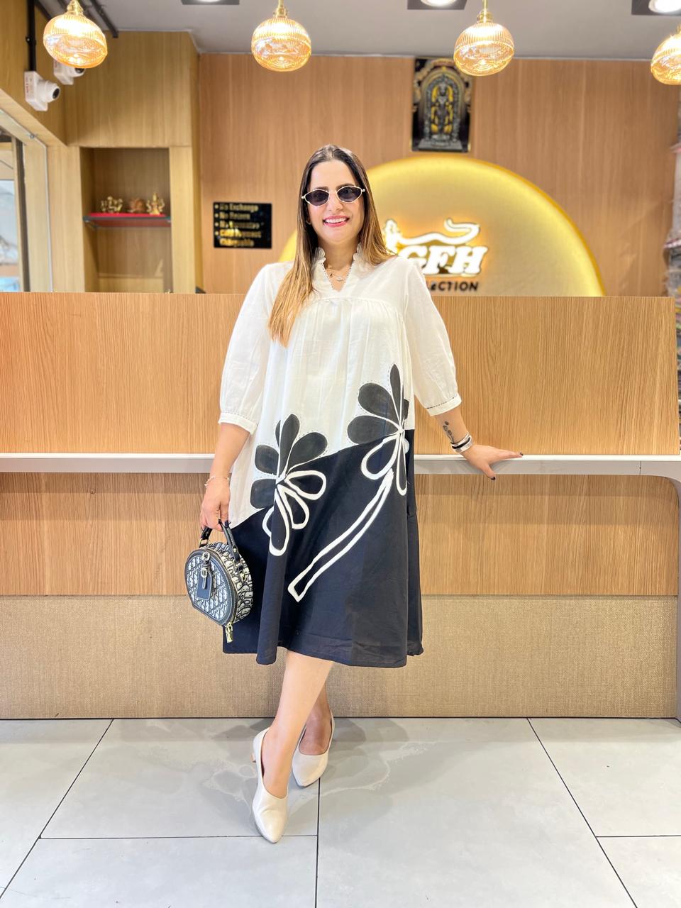 Pure Flex Cotton Off White Midi