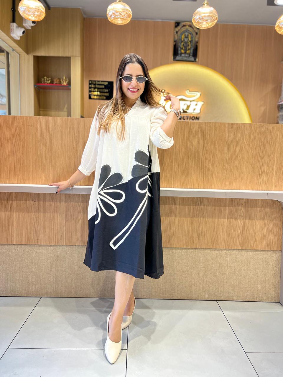 Pure Flex Cotton Off White Midi