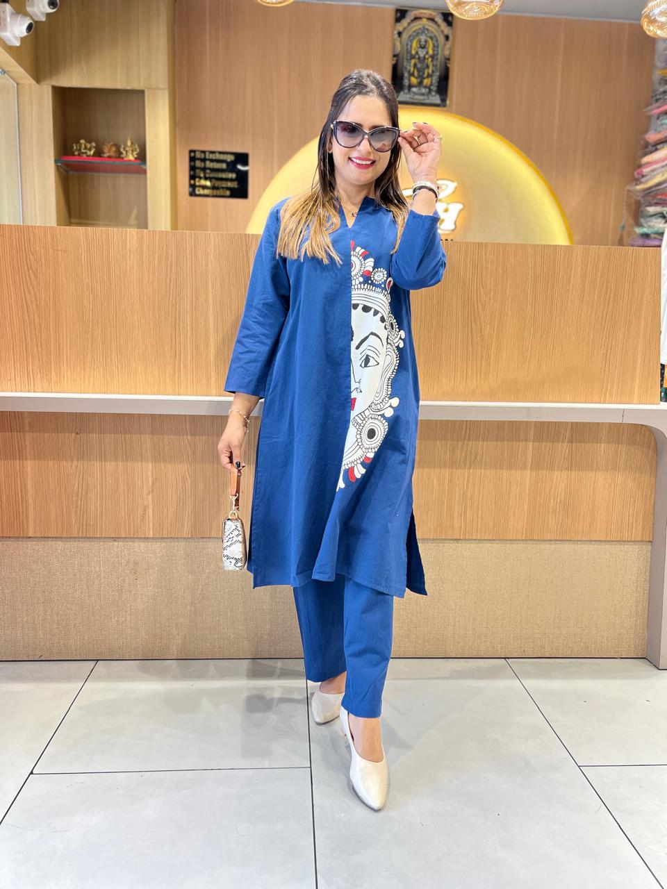 Pure Cotton Blue 2pc Set