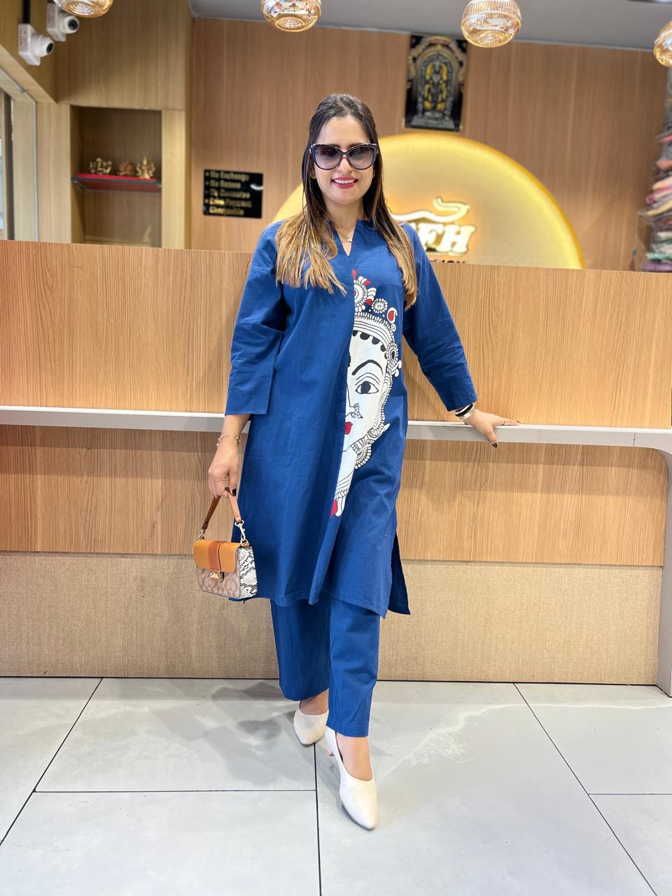 Pure Cotton Blue 2pc Set