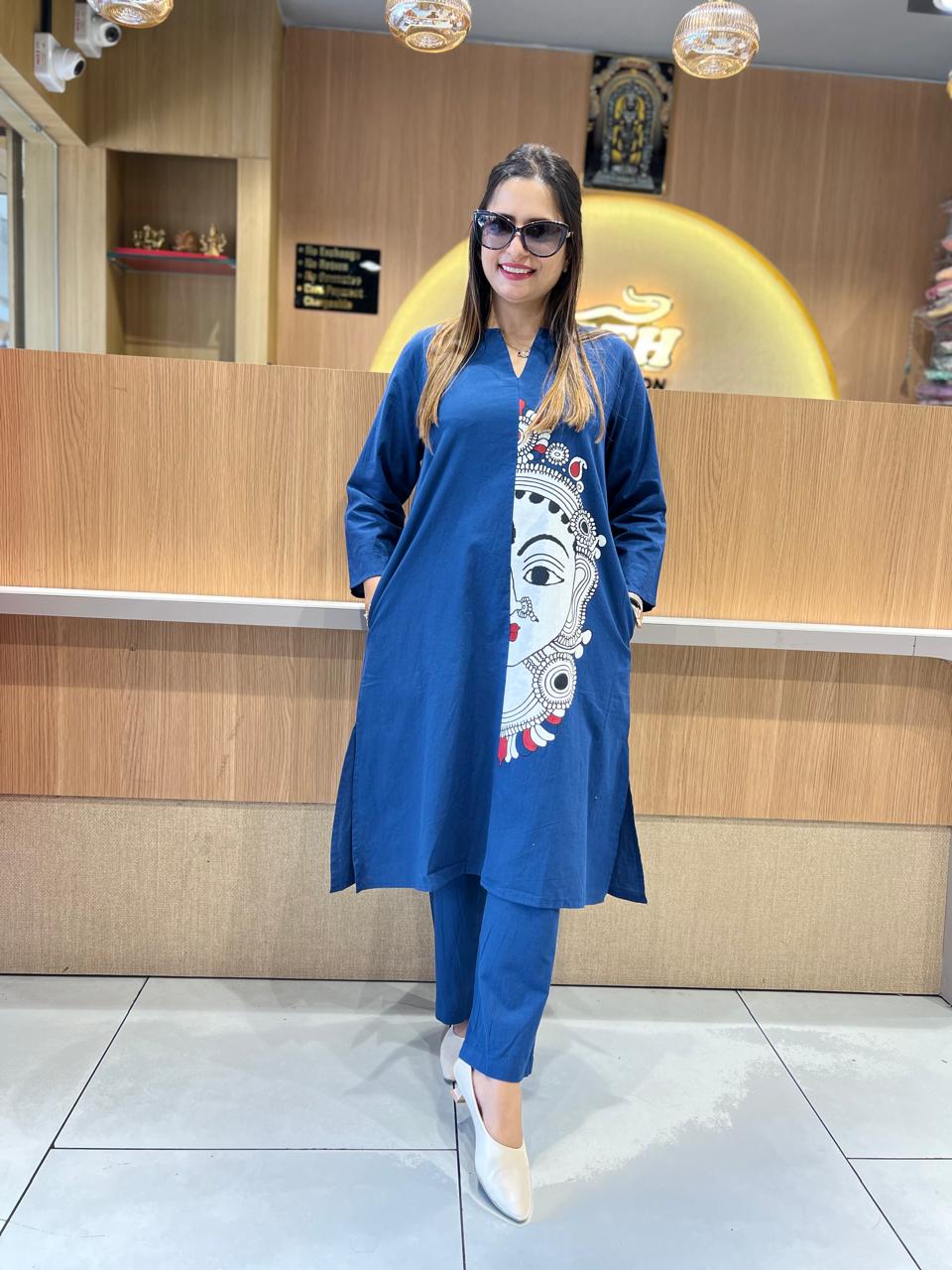 Pure Cotton Blue 2pc Set