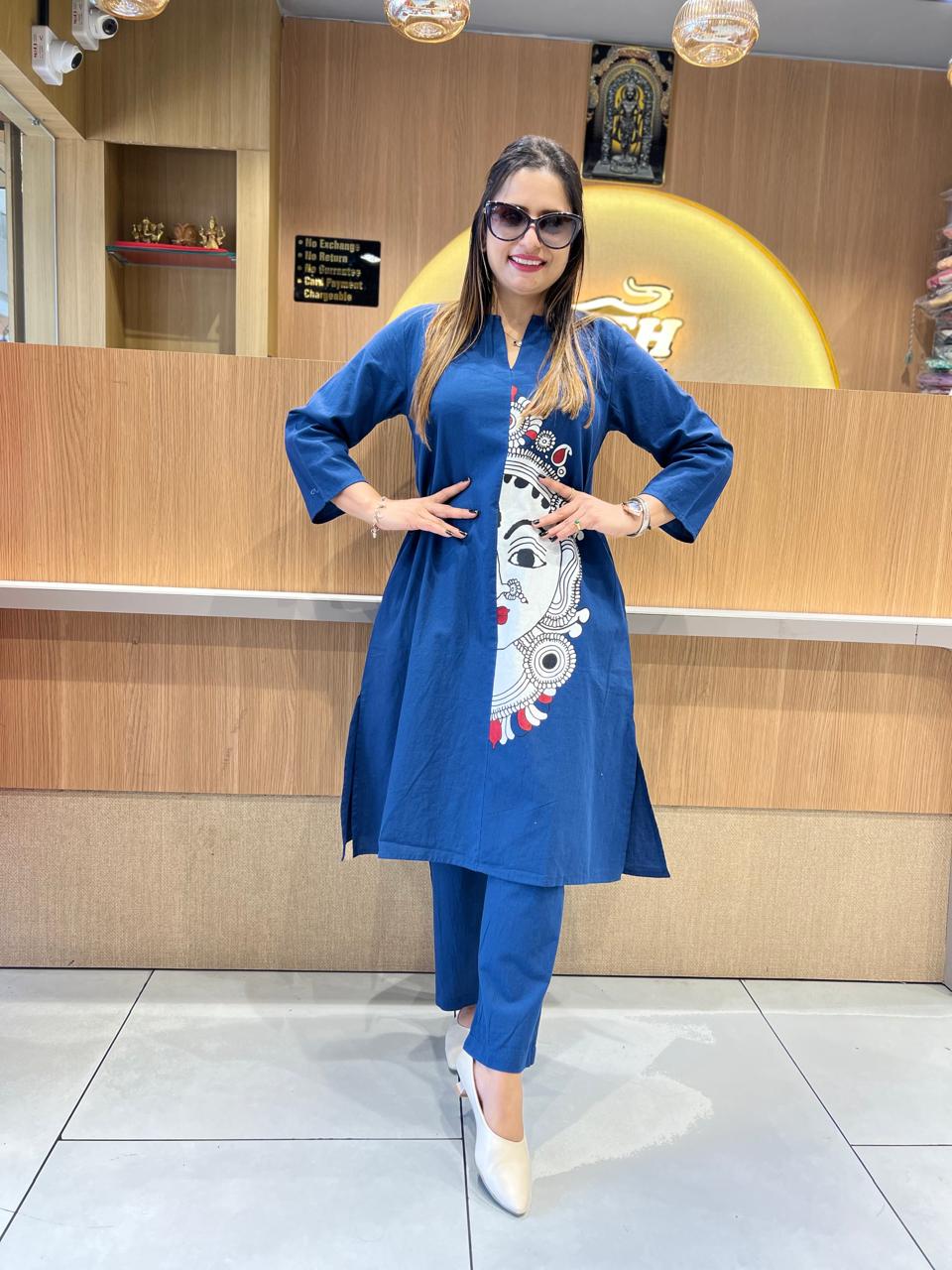 Pure Cotton Blue 2pc Set