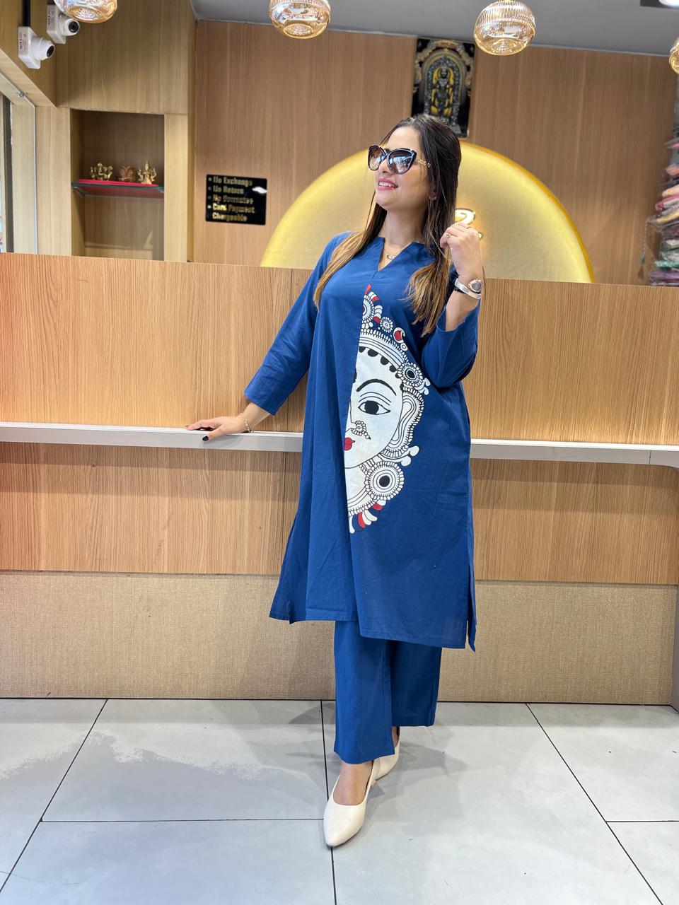 Pure Cotton Blue 2pc Set