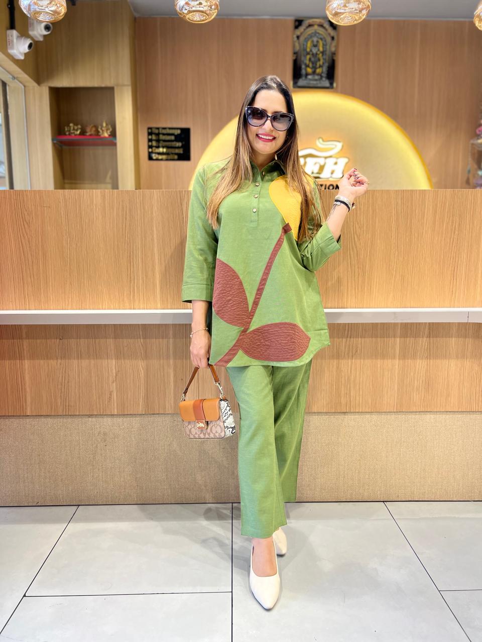 Pure Flex Cotton Green 2pc Set