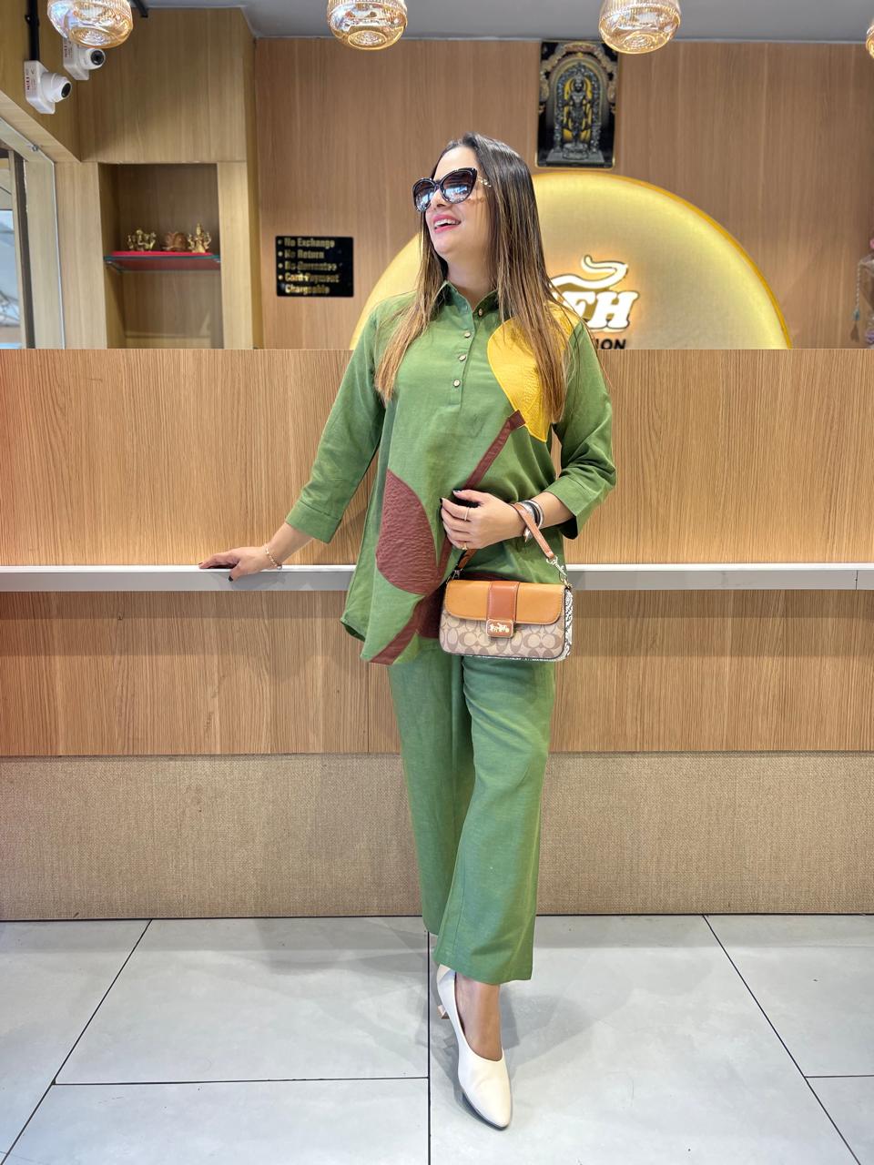 Pure Flex Cotton Green 2pc Set