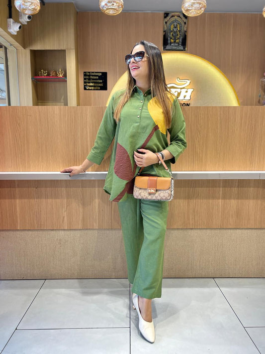 Pure Flex Cotton Green 2pc Set