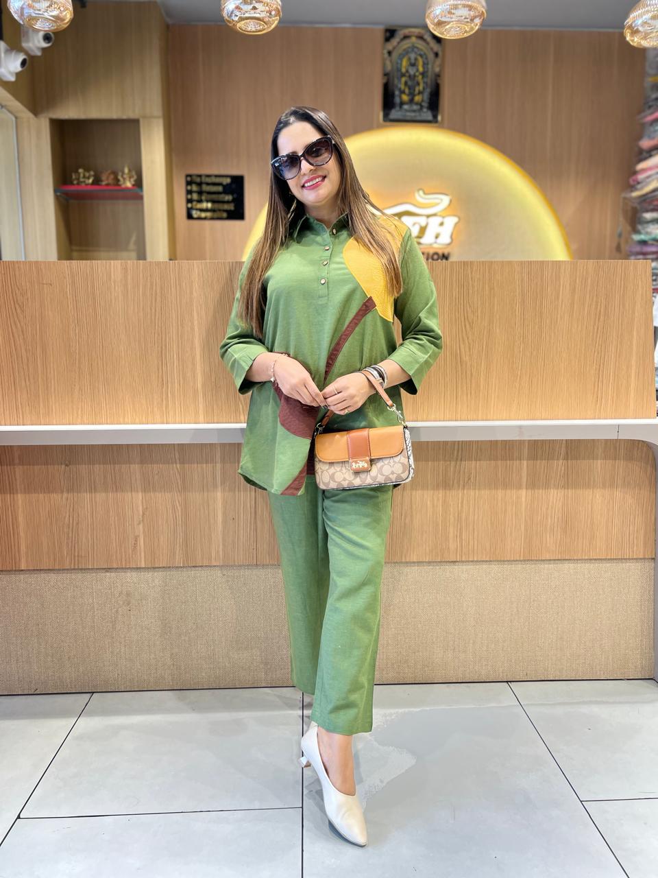 Pure Flex Cotton Green 2pc Set