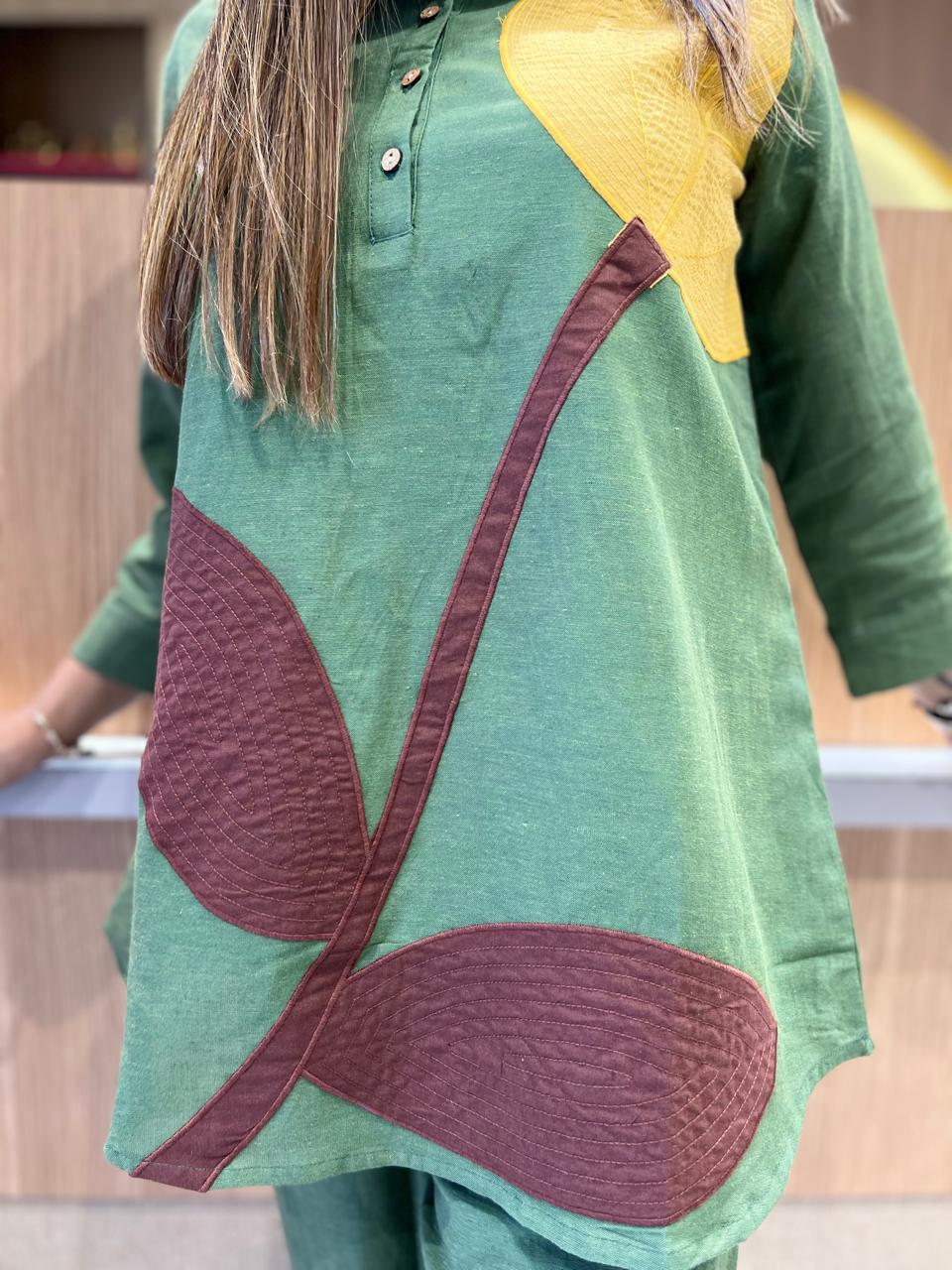 Pure Flex Cotton Green 2pc Set