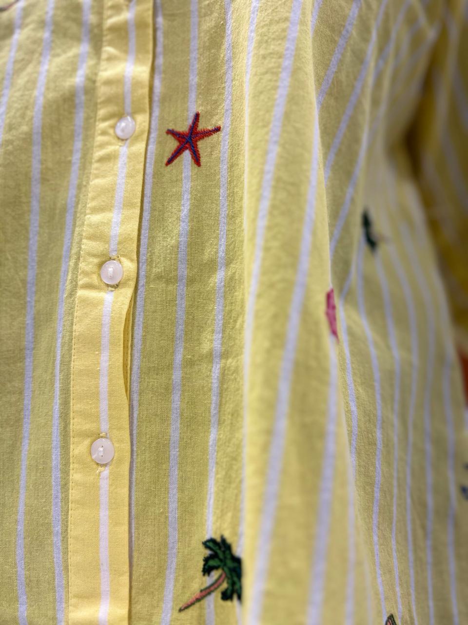 Pure Cotton Yellow Shirt