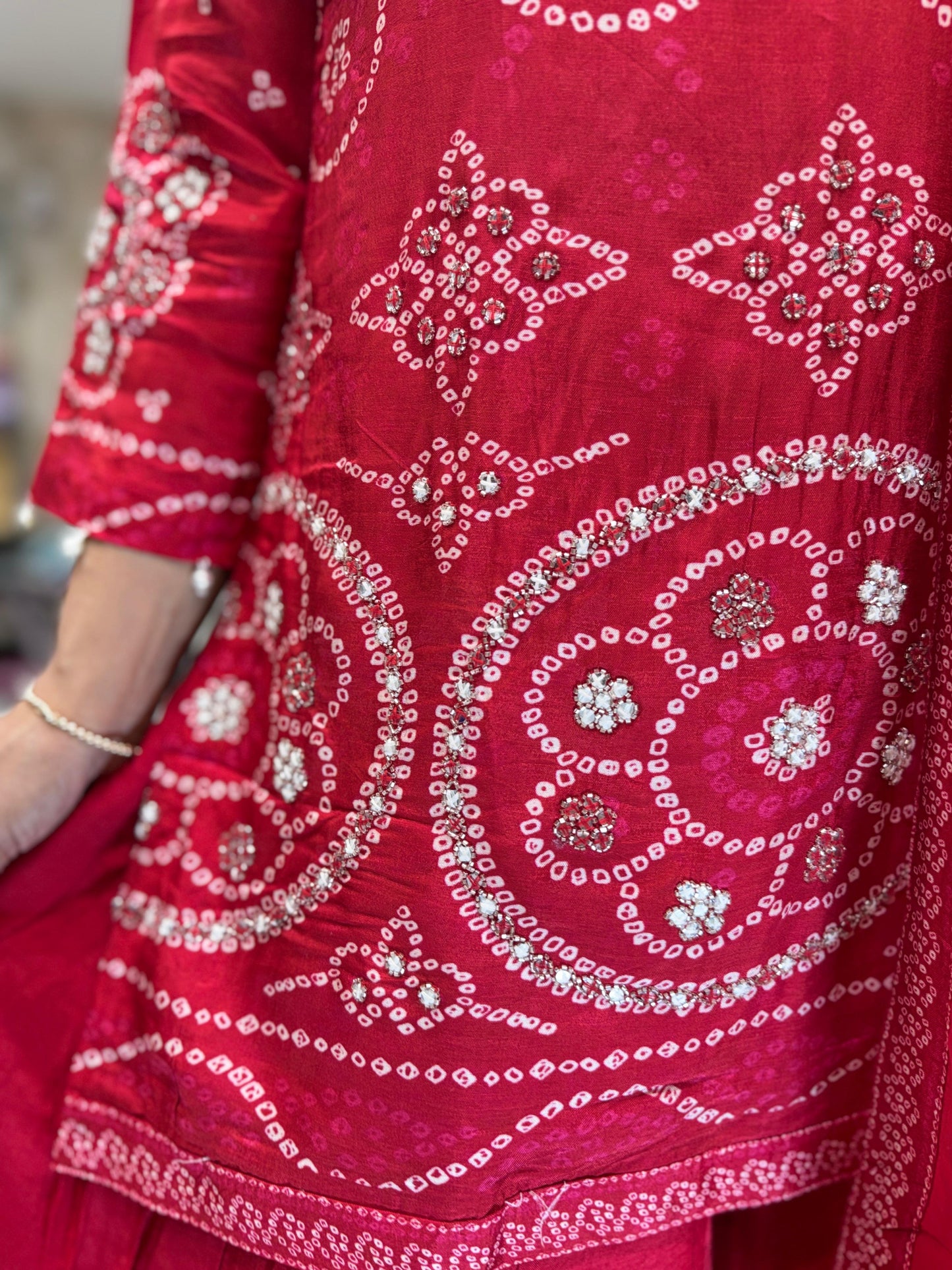 Pure Dola Silk Red 3pc Set