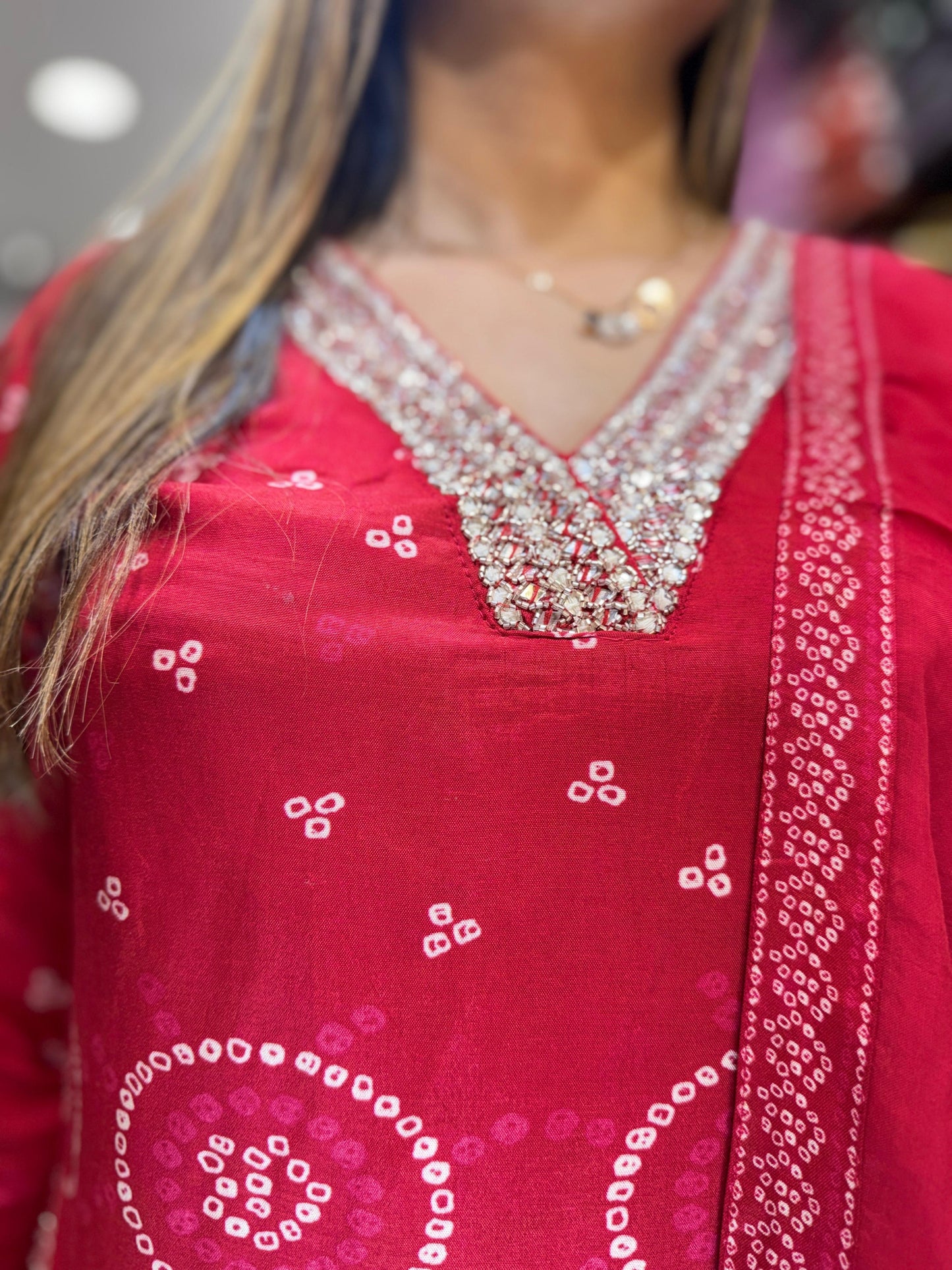 Pure Dola Silk Red 3pc Set