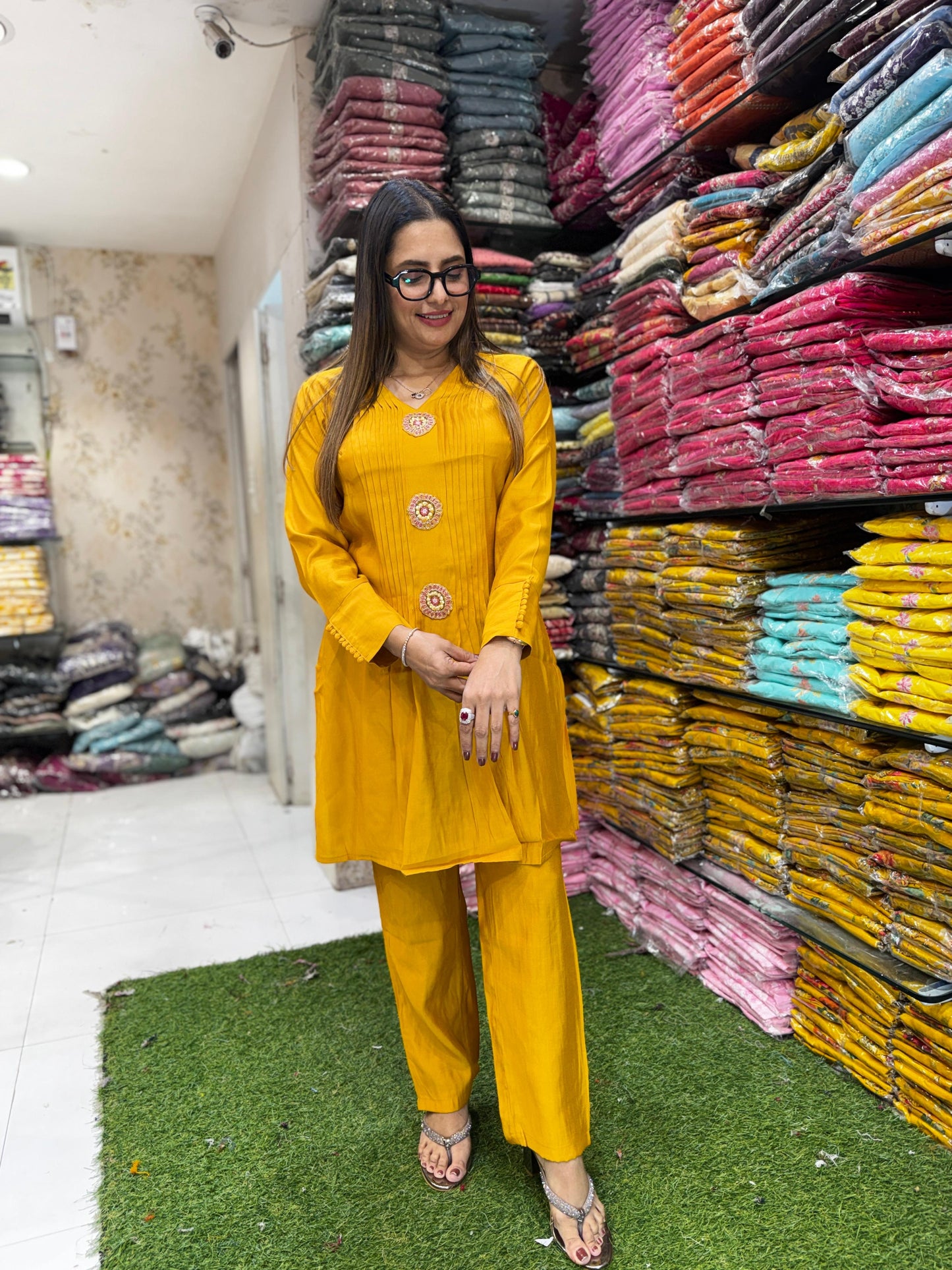 Pure Modal Muslin Yellow 2pc Set