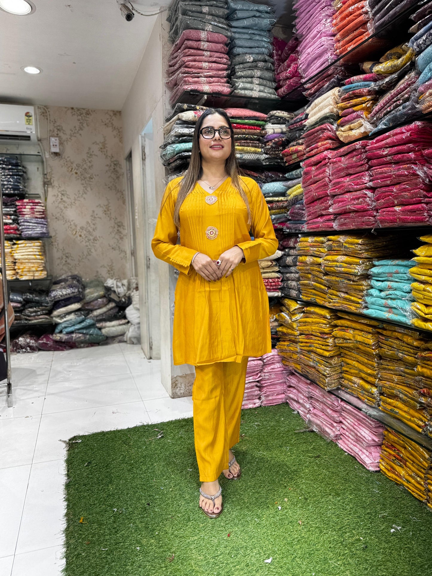 Pure Modal Muslin Yellow 2pc Set