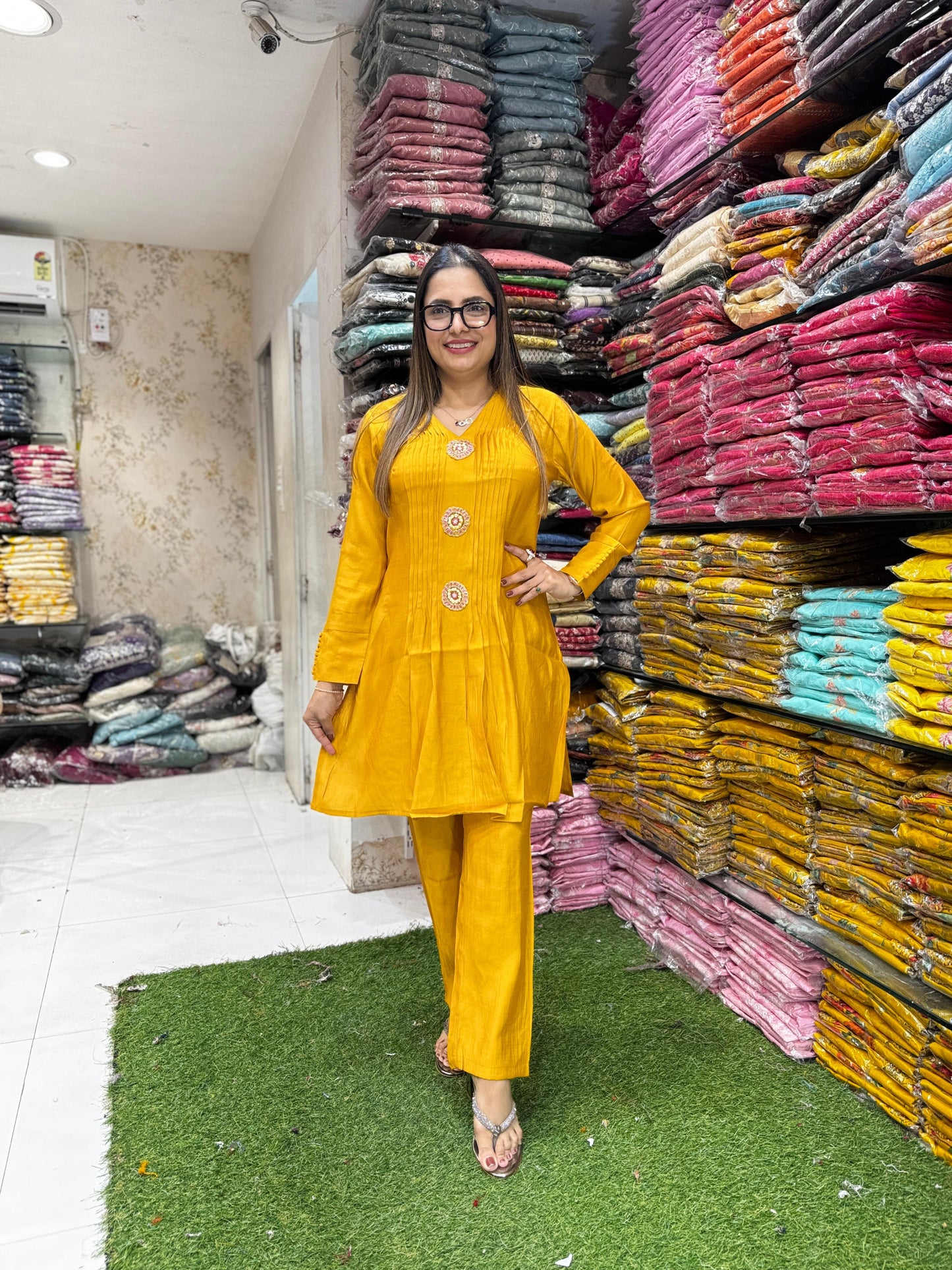 Pure Modal Muslin Yellow 2pc Set