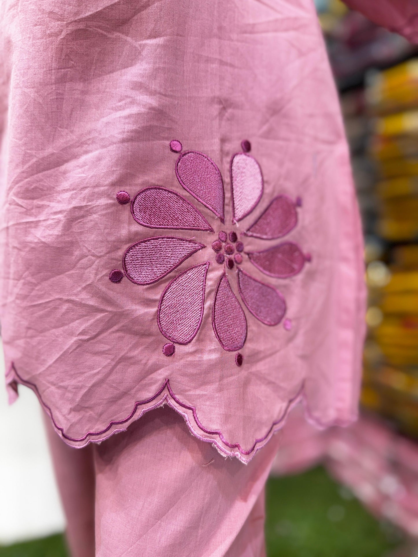 Pure Cotton Pink 2pc Set