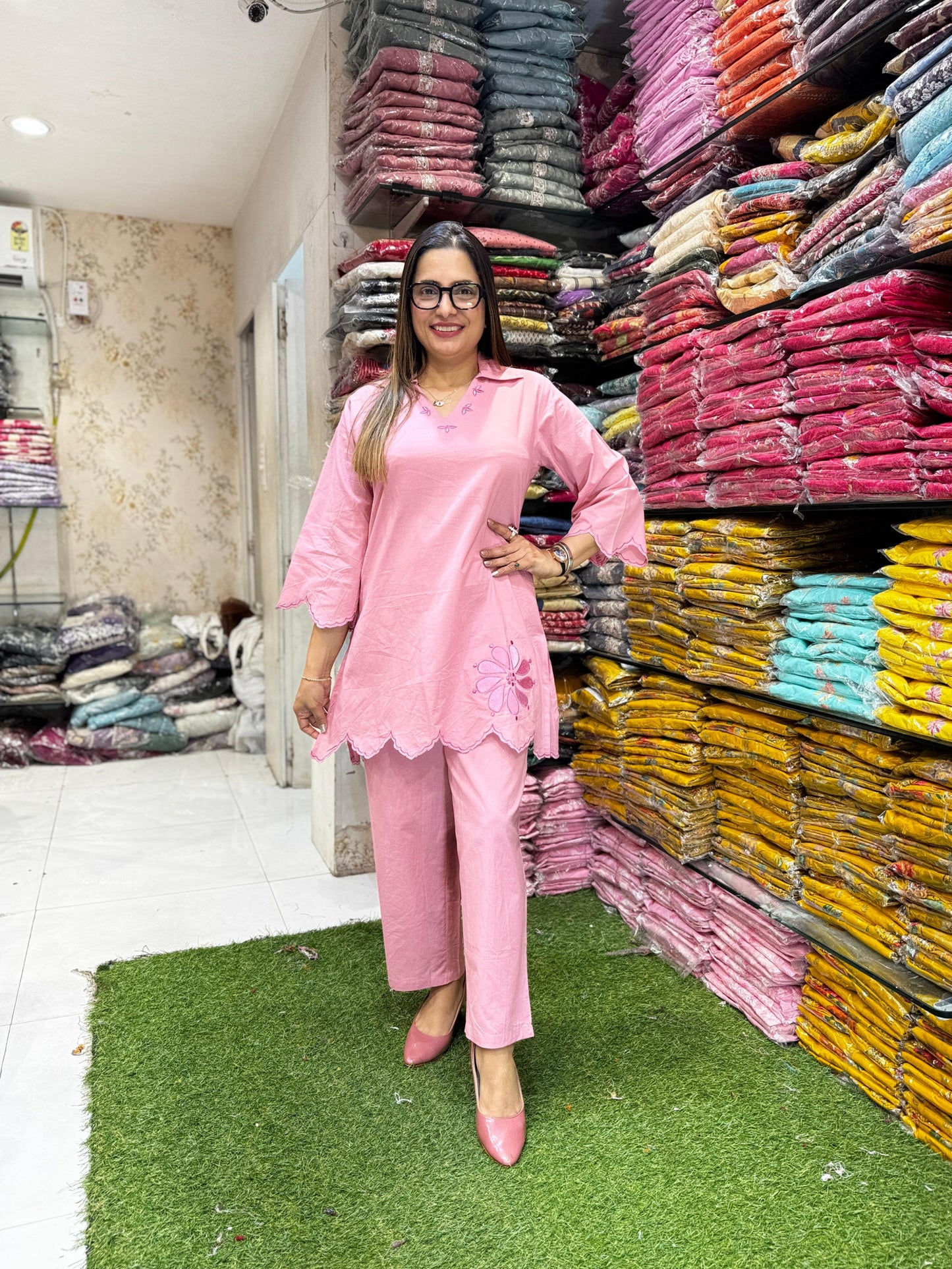 Pure Cotton Pink 2pc Set