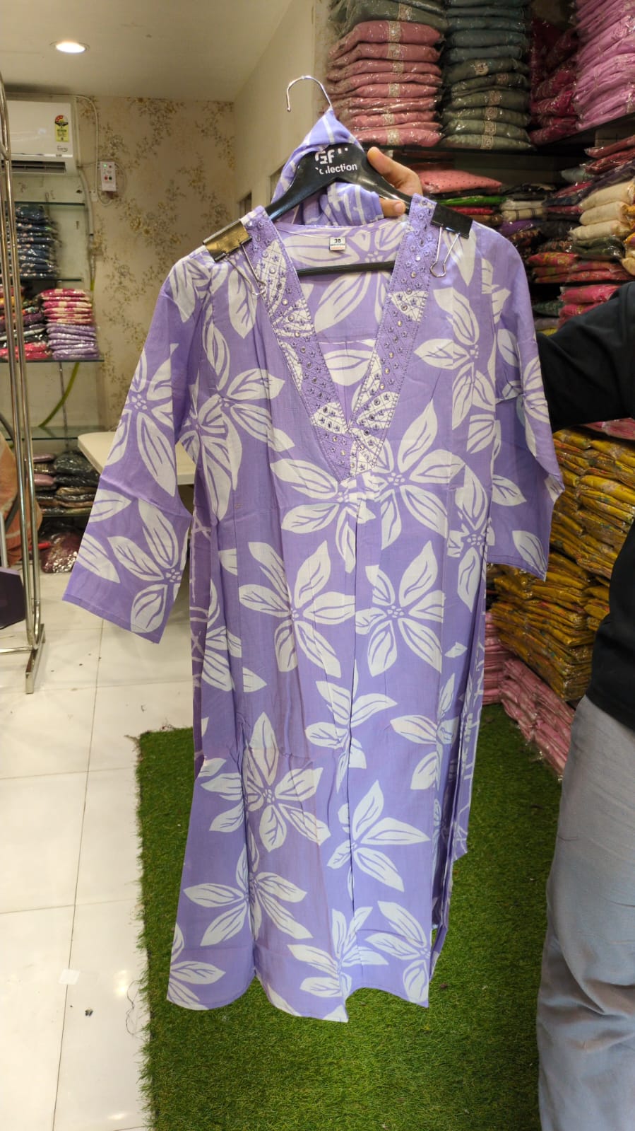 Pure Cotton Lylac Purple 3pc Set