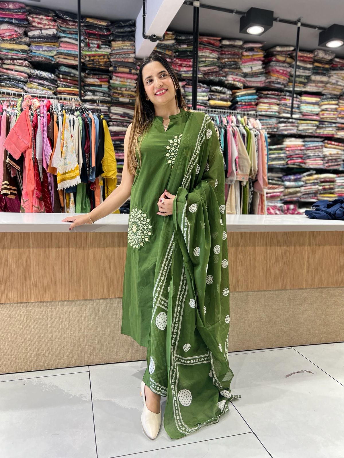 Pure Cotton Green 3pc Set