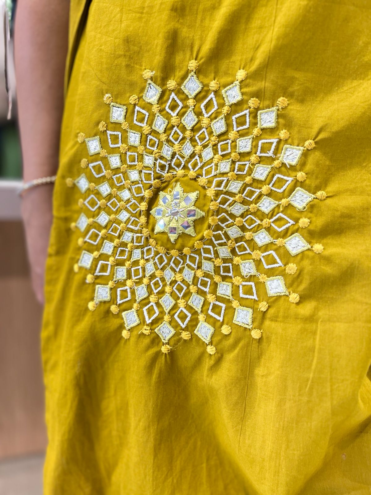 Pure Cotton Mustard Yellow 3pc Set