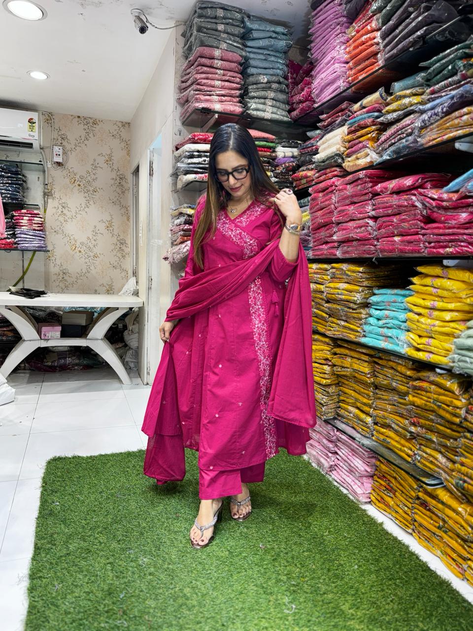 Pure Cotton Pink 3pc Set