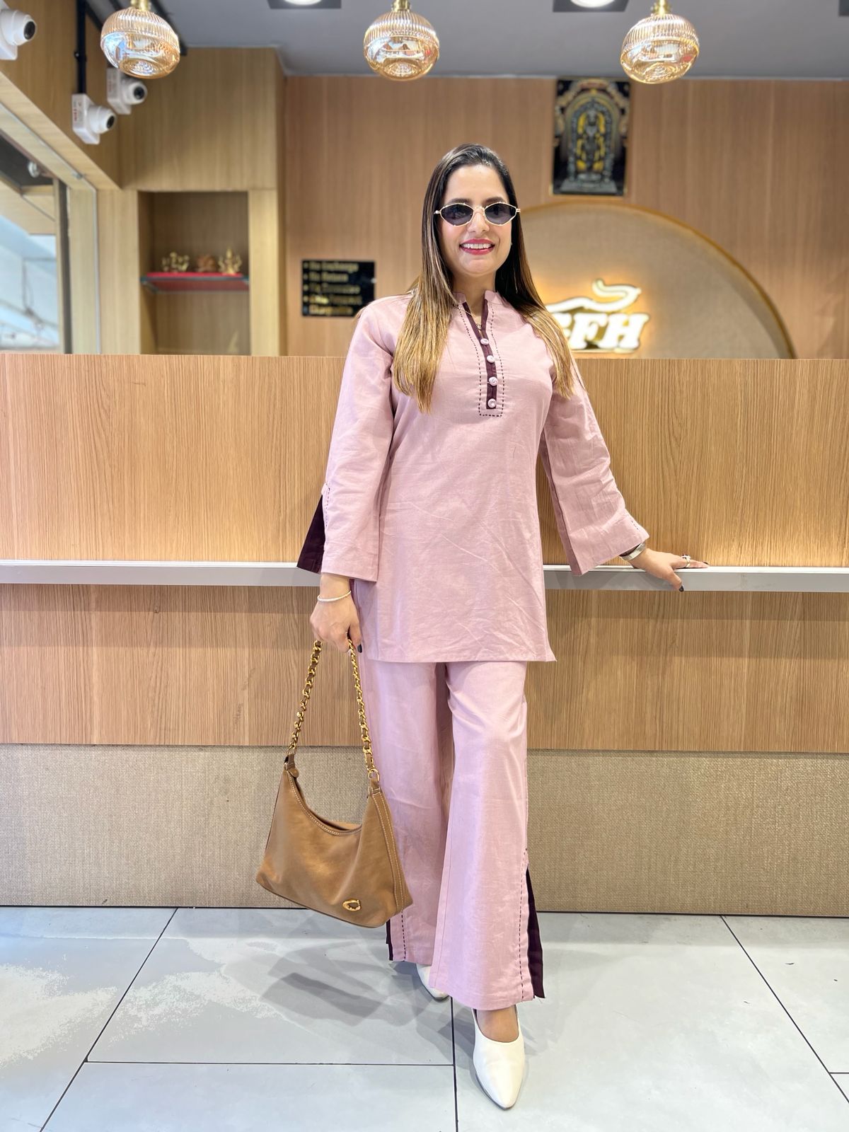 Pure Flex Cotton Light Pink 2pc Set