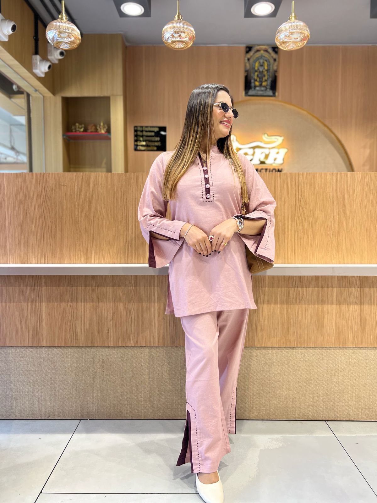 Pure Flex Cotton Light Pink 2pc Set