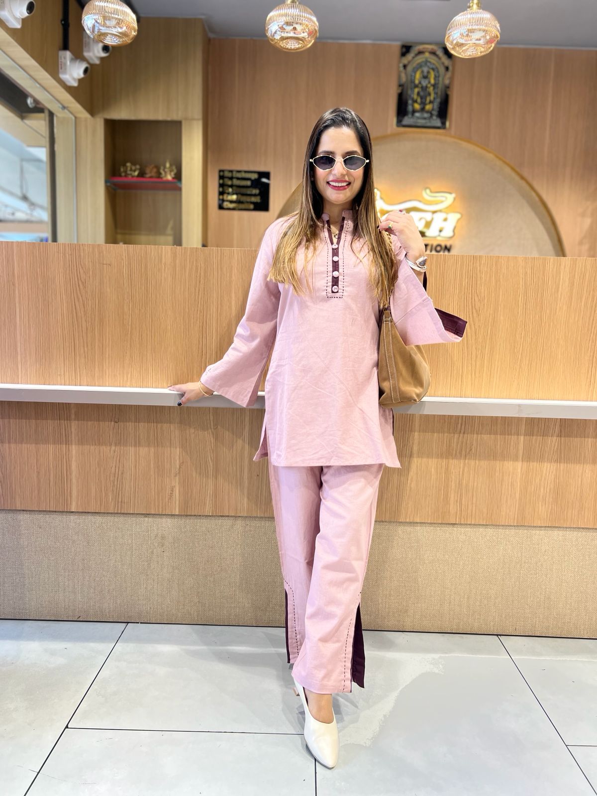 Pure Flex Cotton Light Pink 2pc Set
