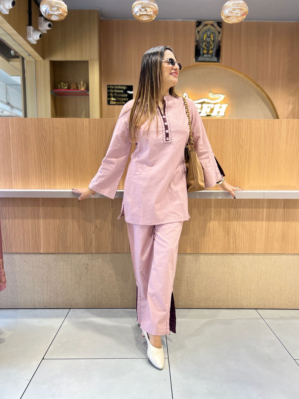Pure Flex Cotton Light Pink 2pc Set