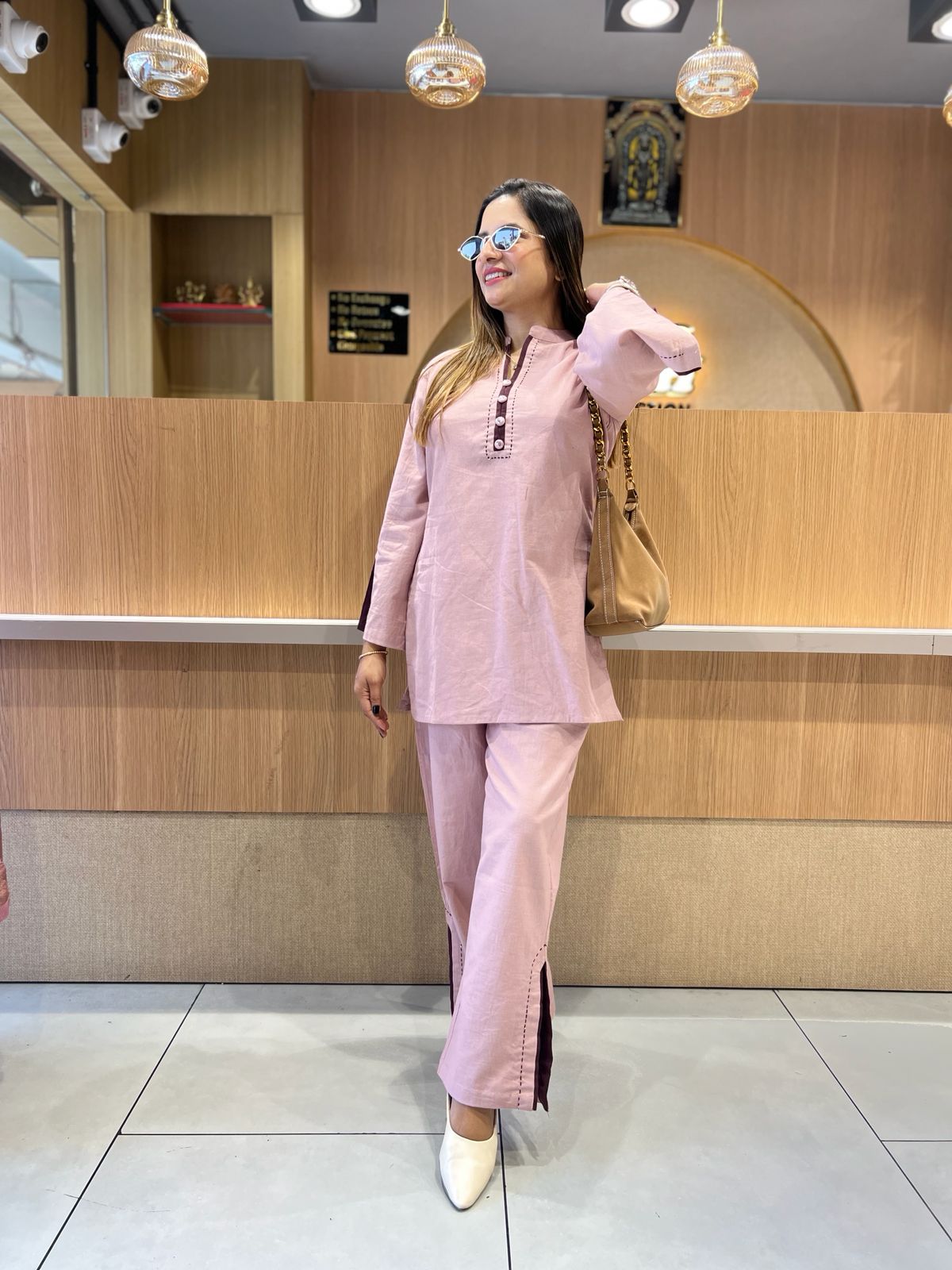 Pure Flex Cotton Light Pink 2pc Set