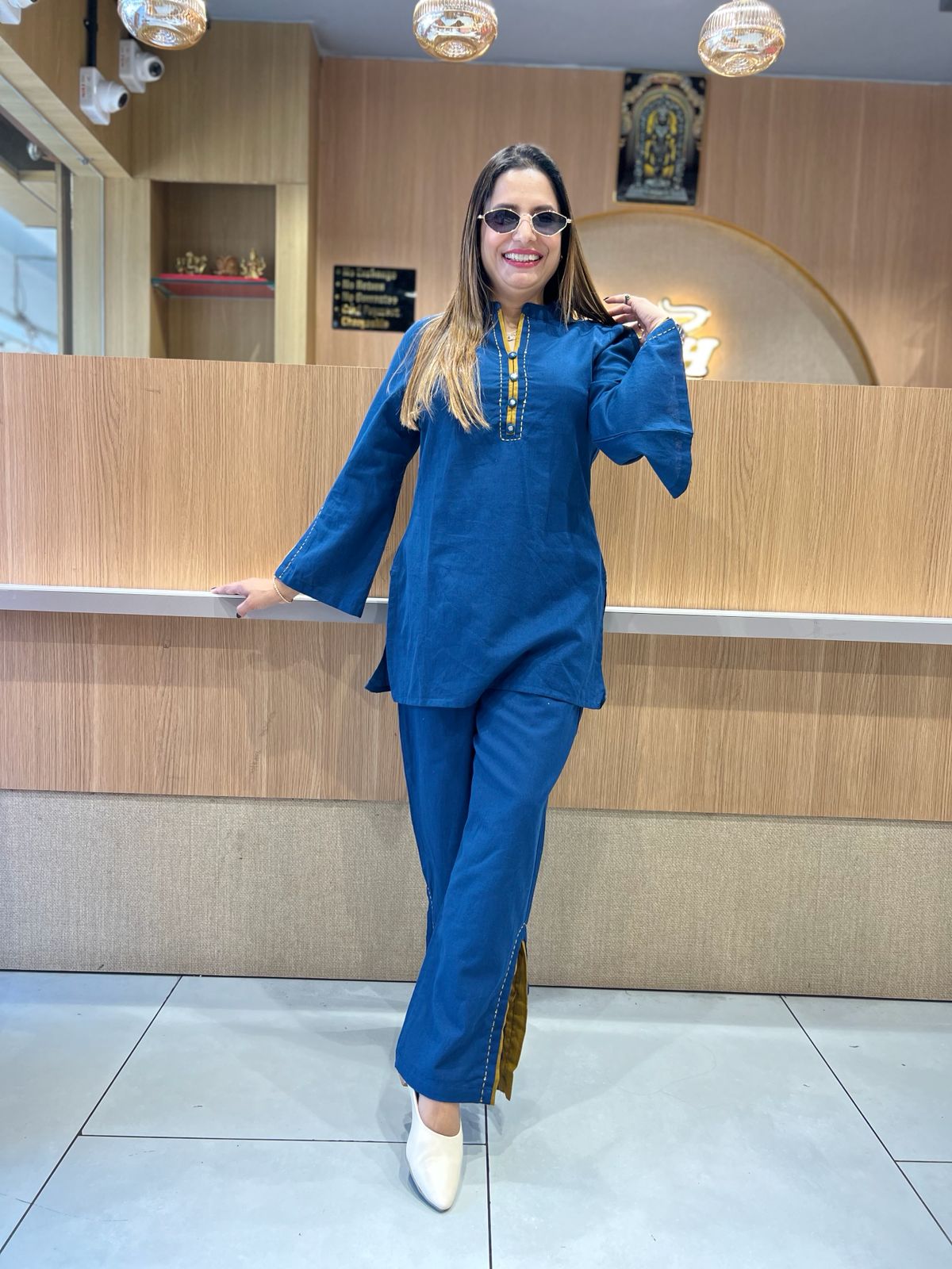 Pure Flex Cotton Blue 2pc Set