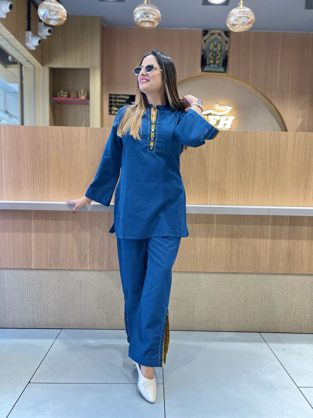 Pure Flex Cotton Blue 2pc Set