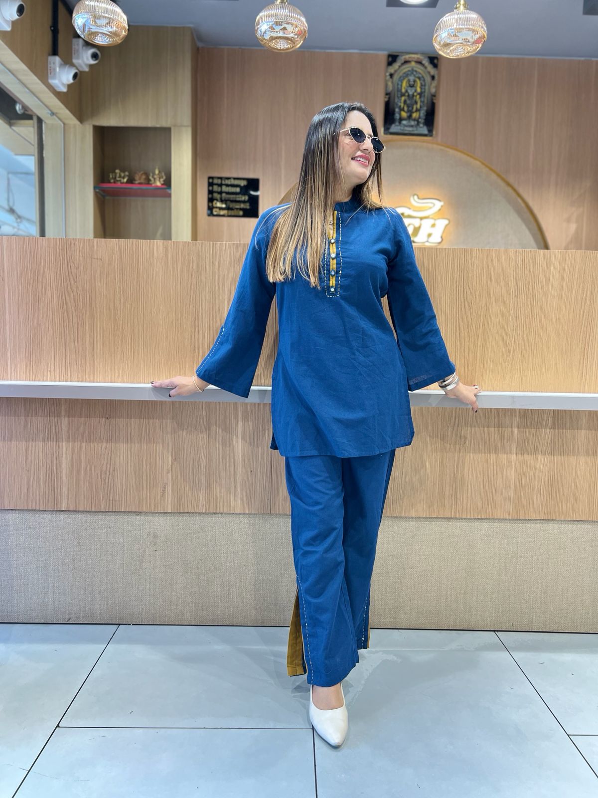 Pure Flex Cotton Blue 2pc Set