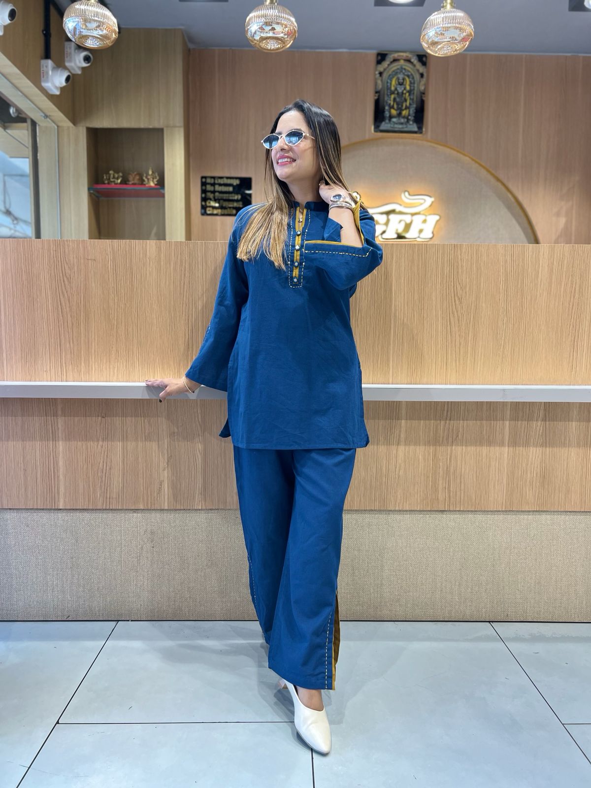 Pure Flex Cotton Blue 2pc Set
