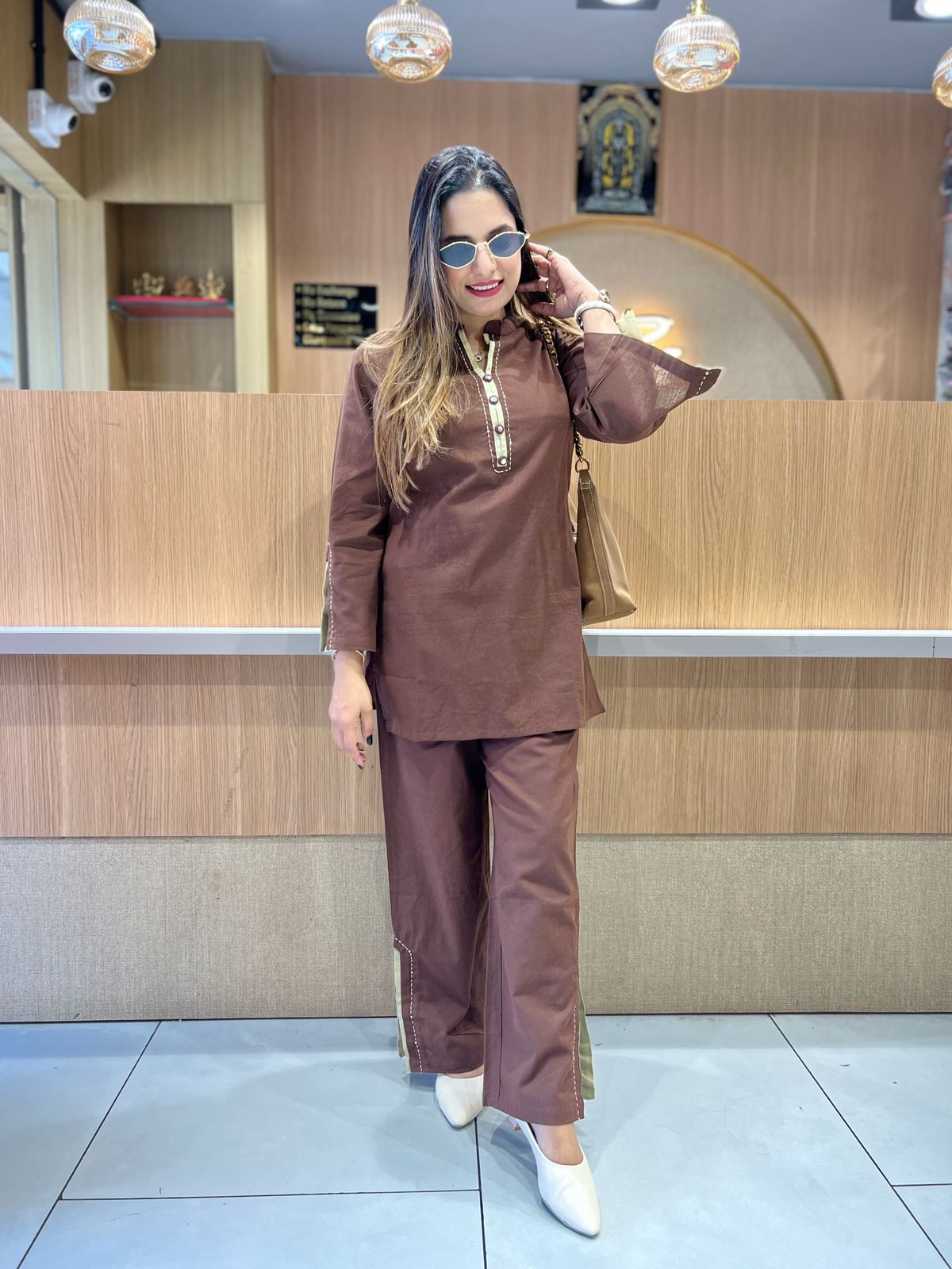 Pure Flex Cotton Brown 2pc Set