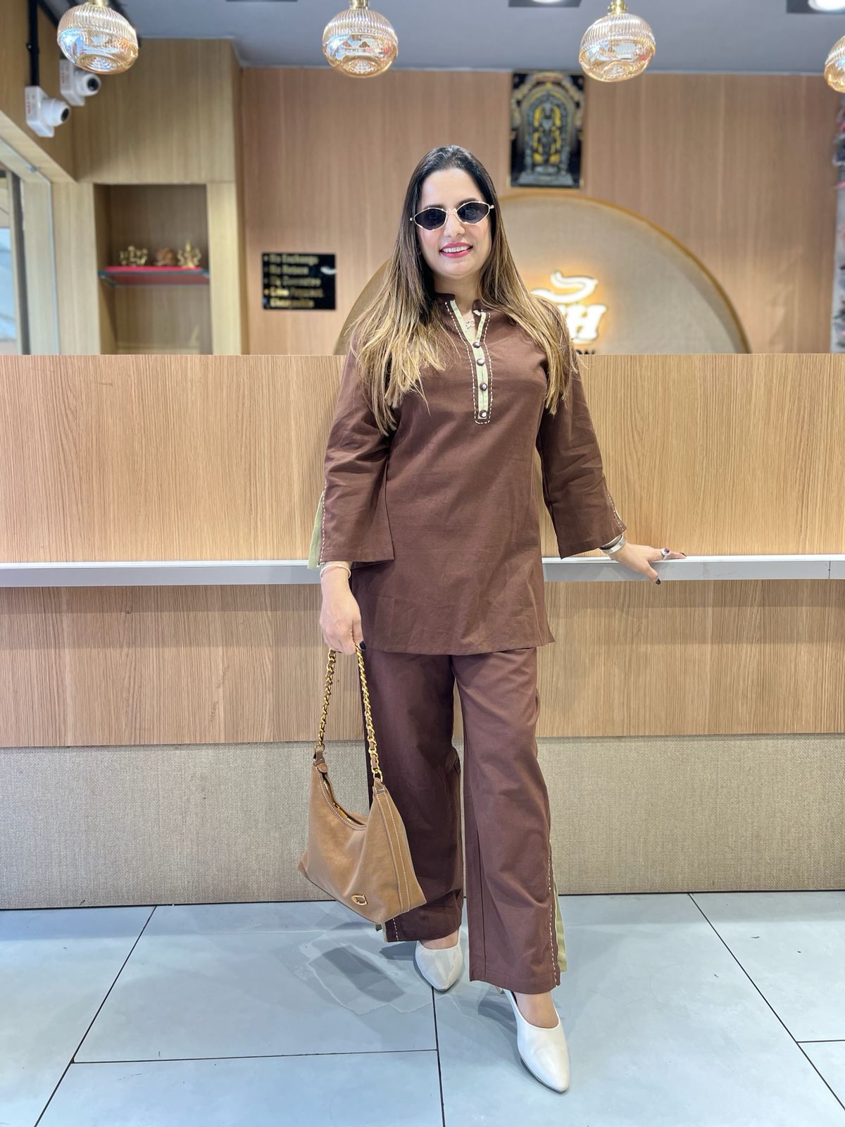 Pure Flex Cotton Brown 2pc Set