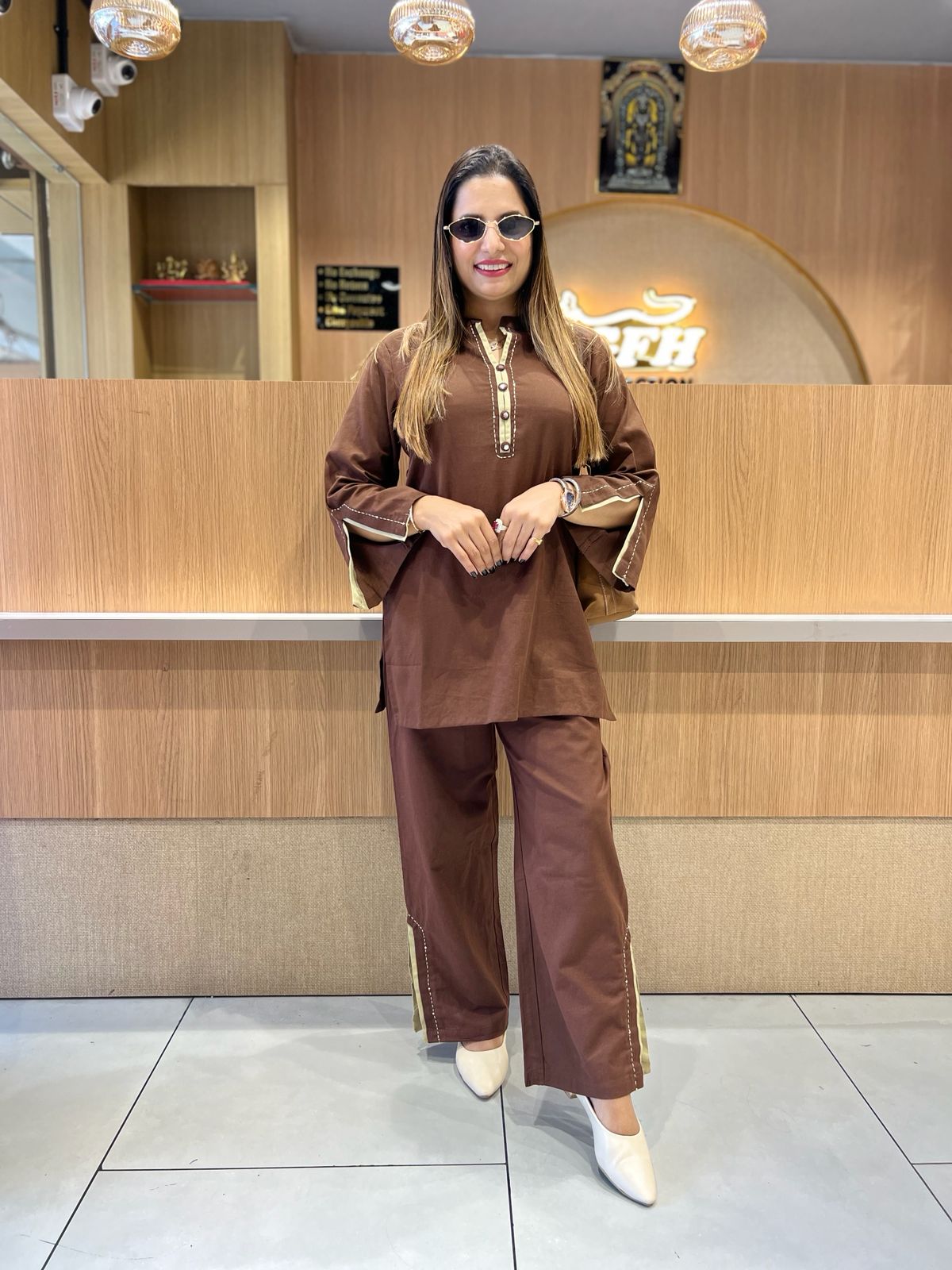 Pure Flex Cotton Brown 2pc Set