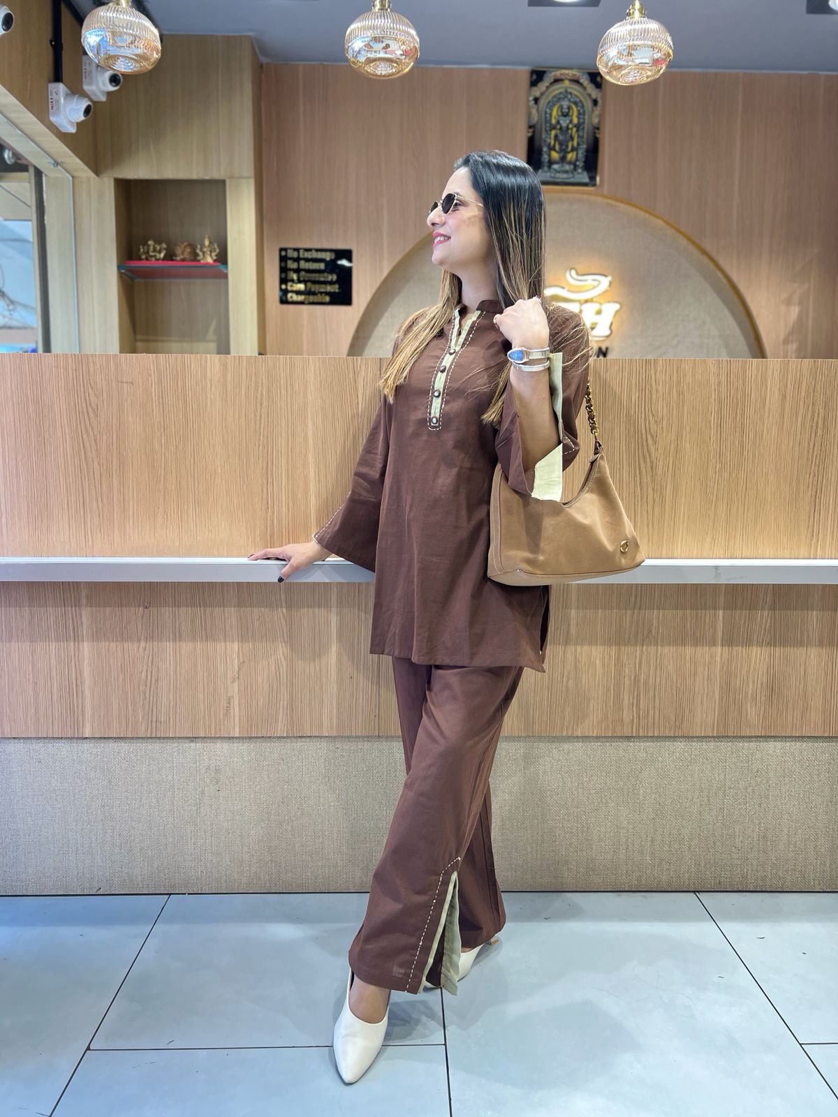 Pure Flex Cotton Brown 2pc Set