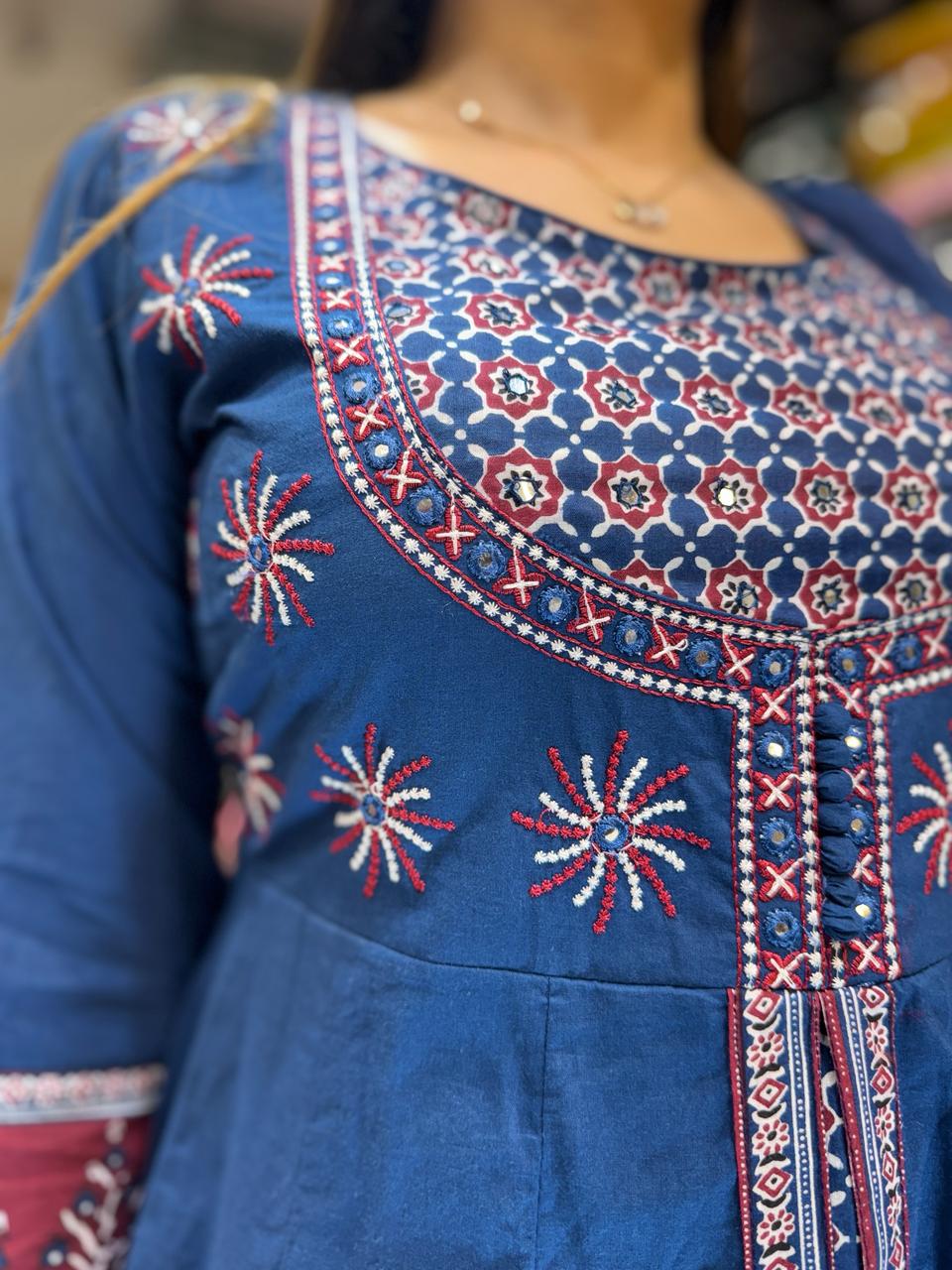 Pure Cotton Blue 3pc Set