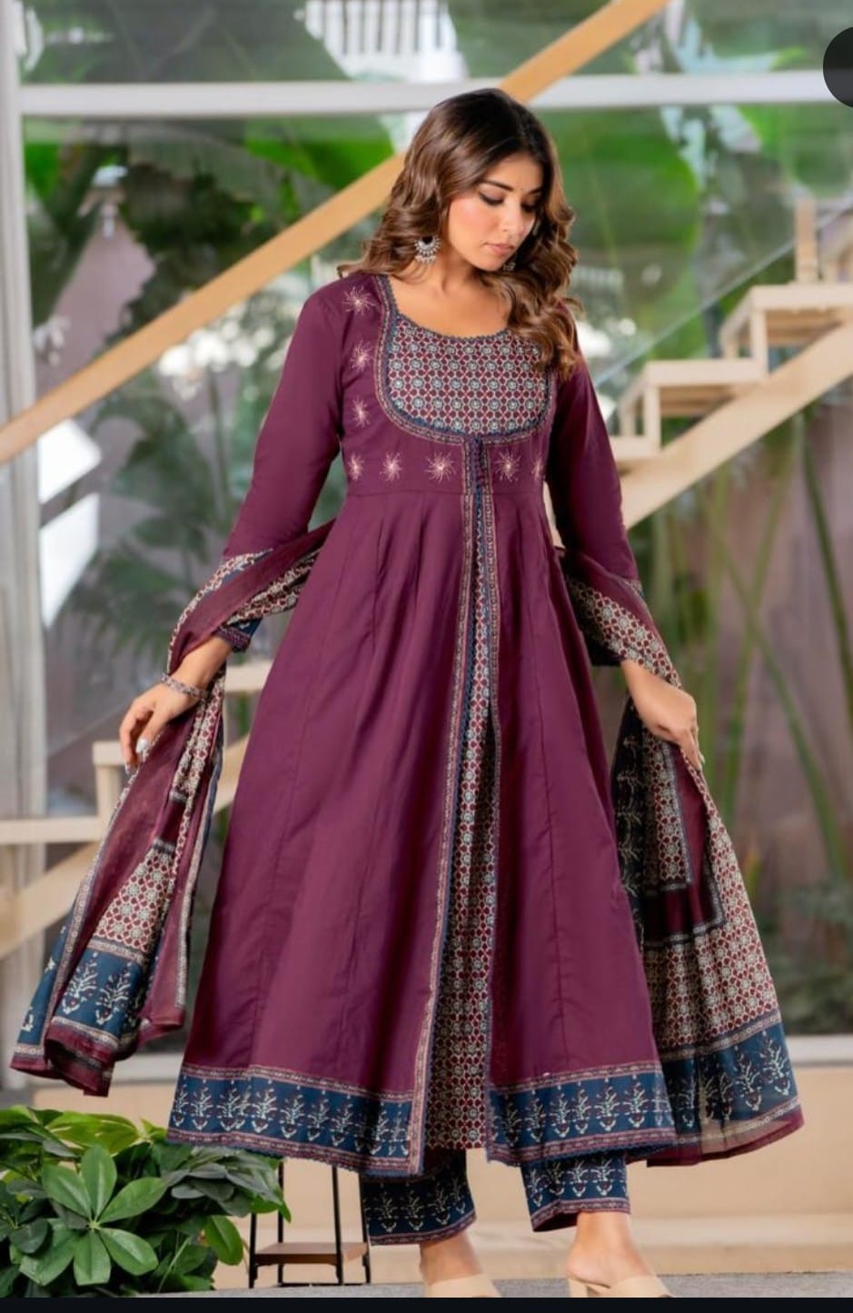 Pure Cotton Wine 3pc Set