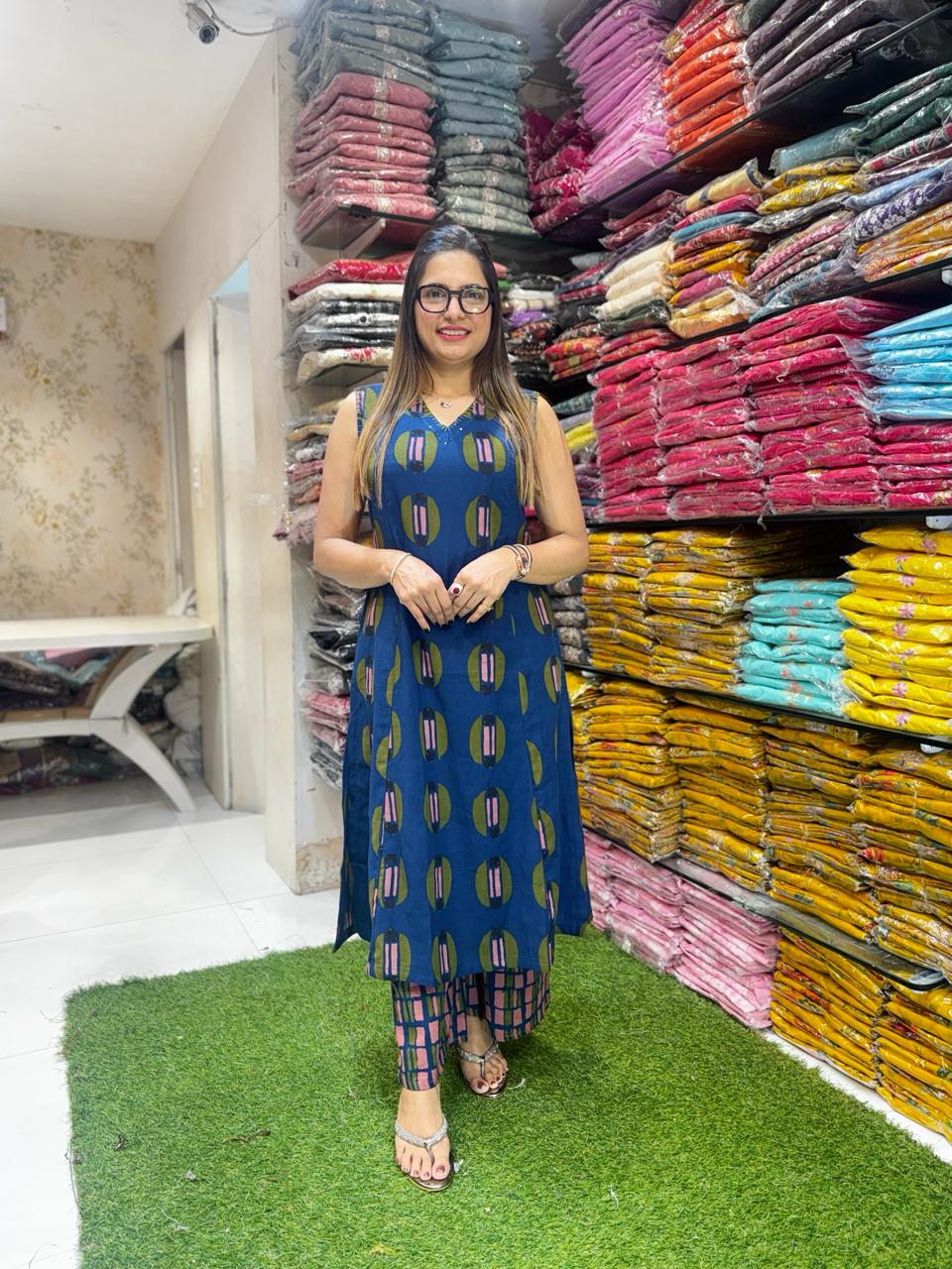 Pure Flex Cotton Blue 2pc Set