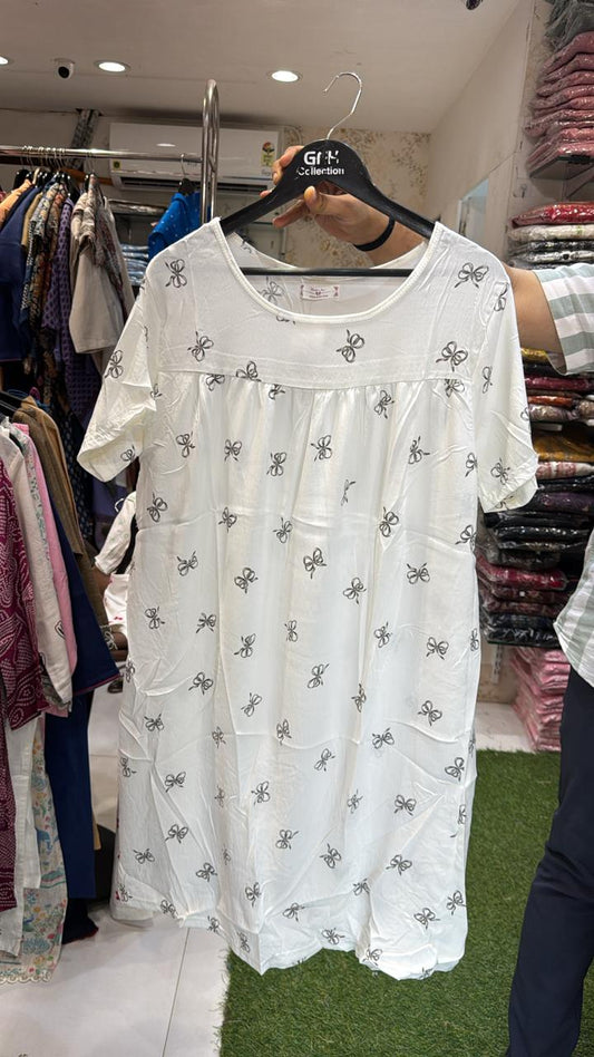 Pure Hoisery Off White Midi