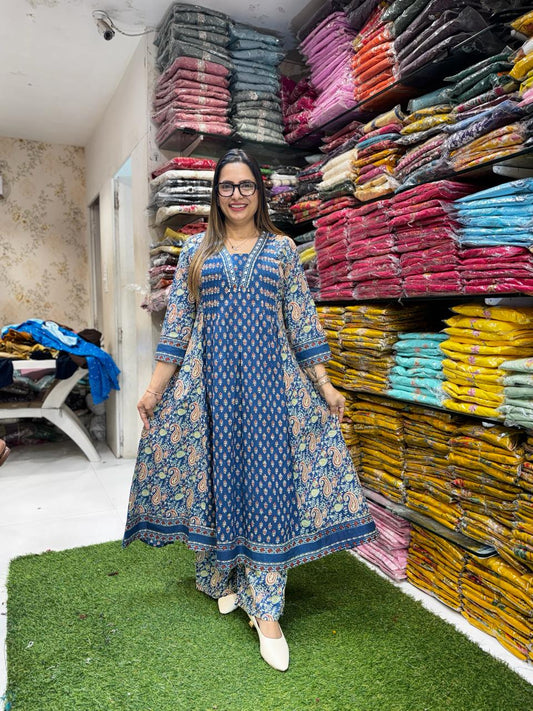 Pure Cotton Blue 2pc Set