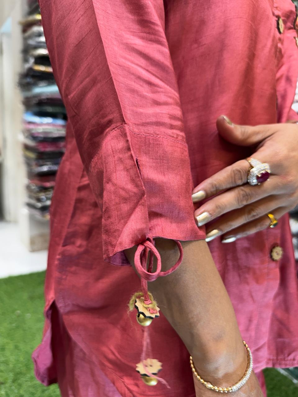 Pure Dola Silk Dark Rose Gold 2pc Set