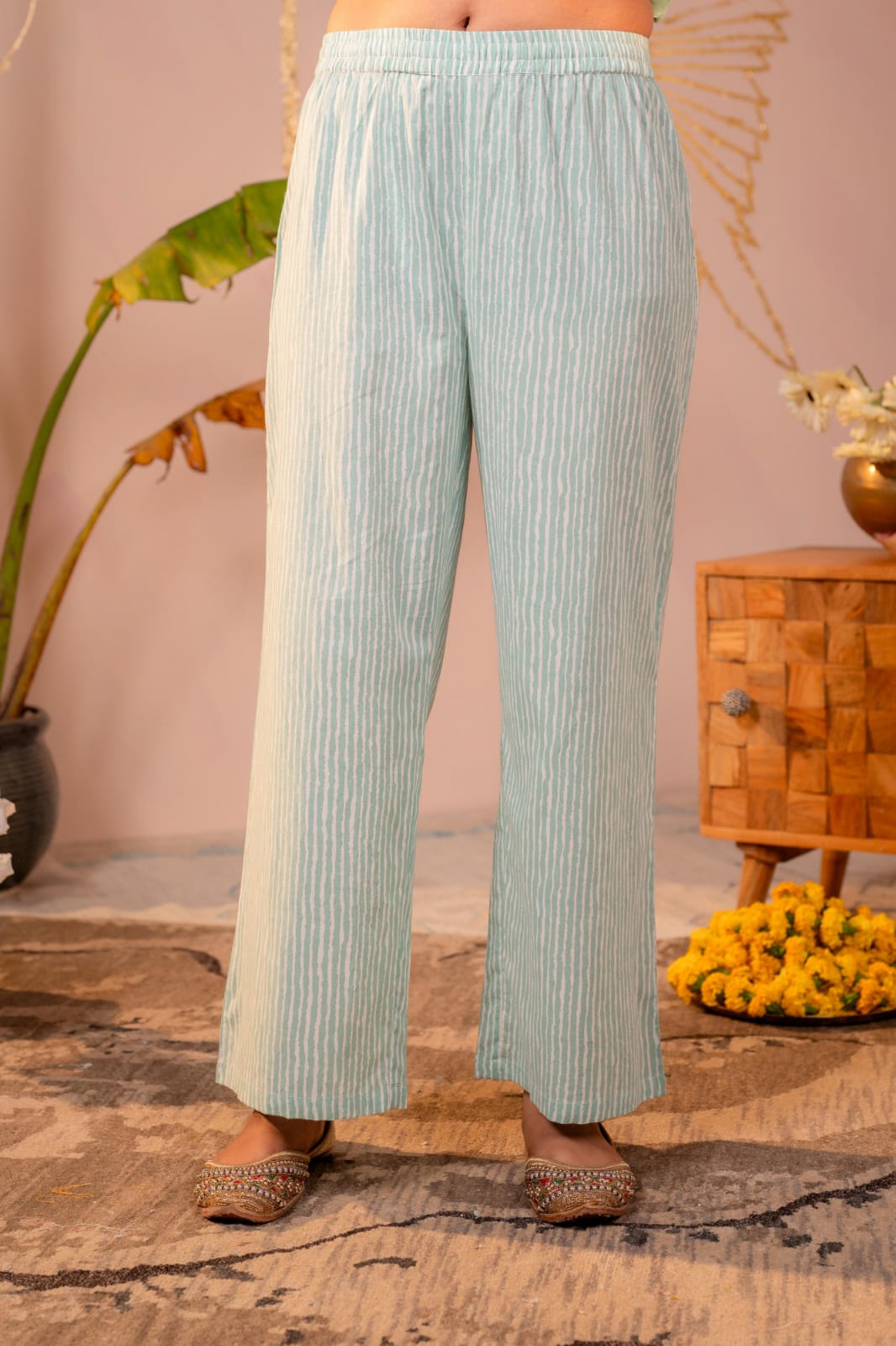 Pure Mull Cotton Green 2pc Set