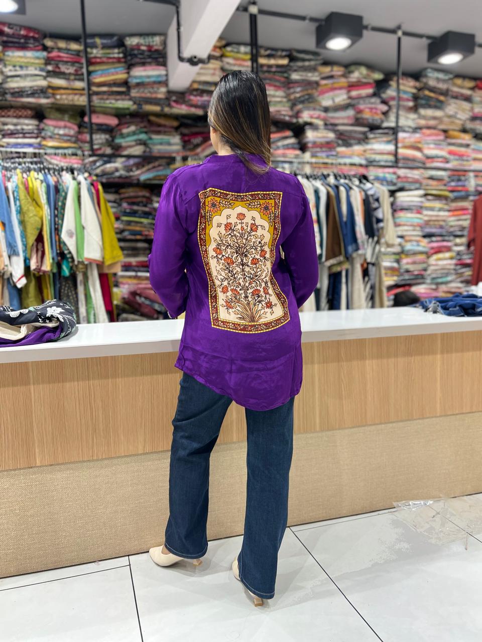 Pure Crep Purple Shirt