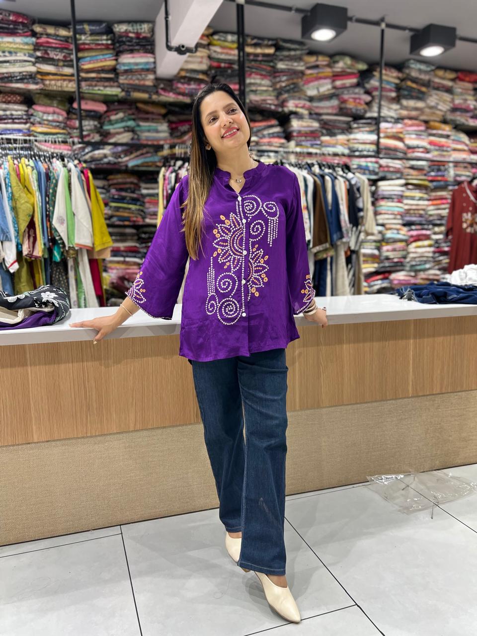Pure Crep Purple Shirt